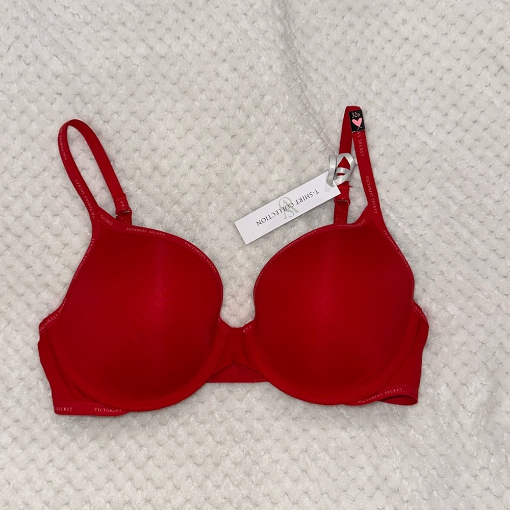 Red victoria secret bra